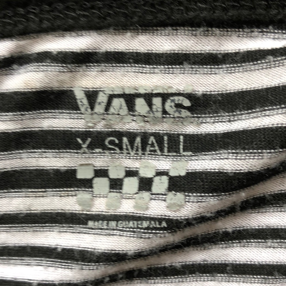 Vans extra small striped shirt. - Picture 3 of 4